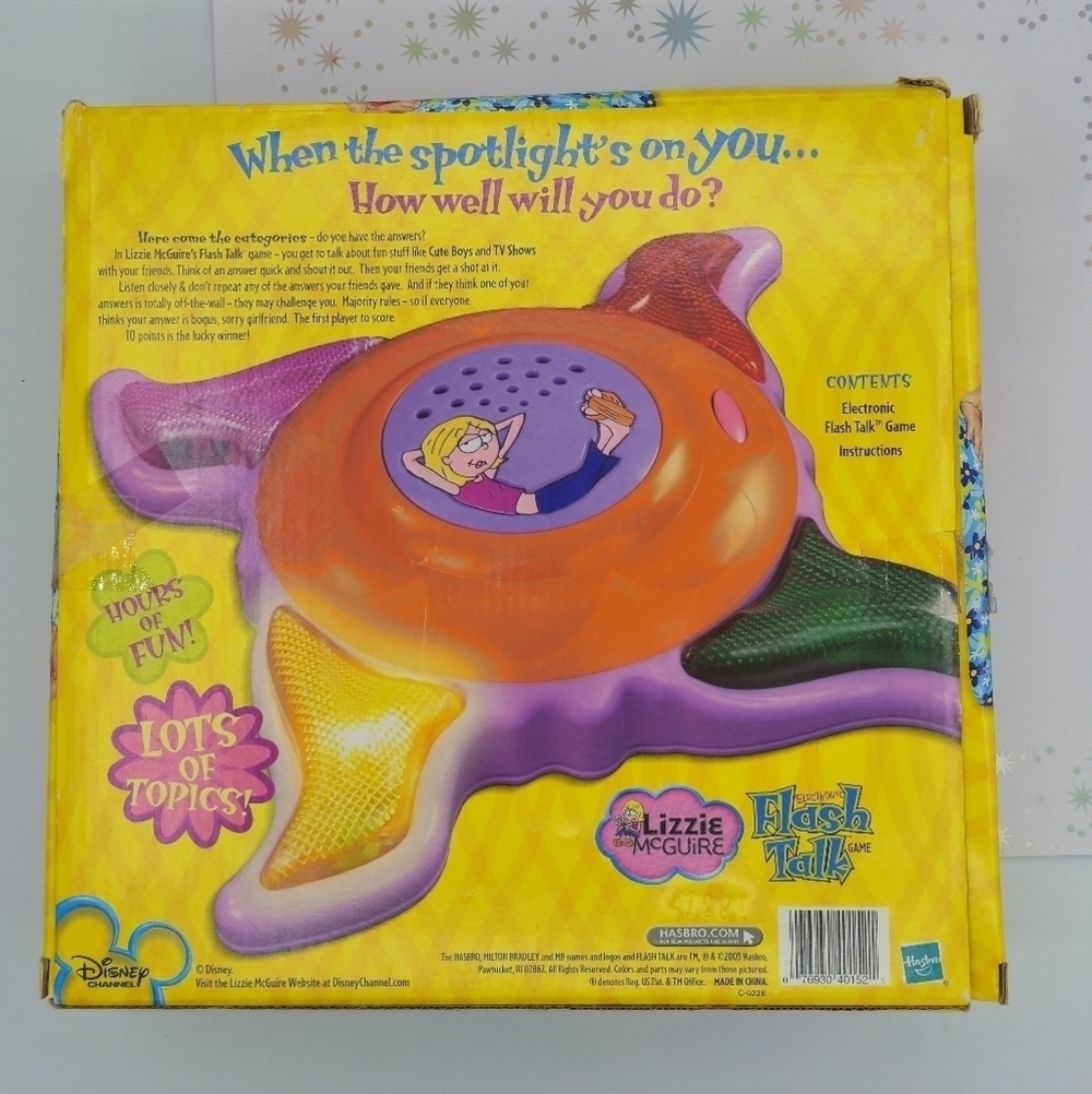 Vintage 2003 Lizzie McGuire Electronic Flash Talk Game RARE - Picture 6 of 11